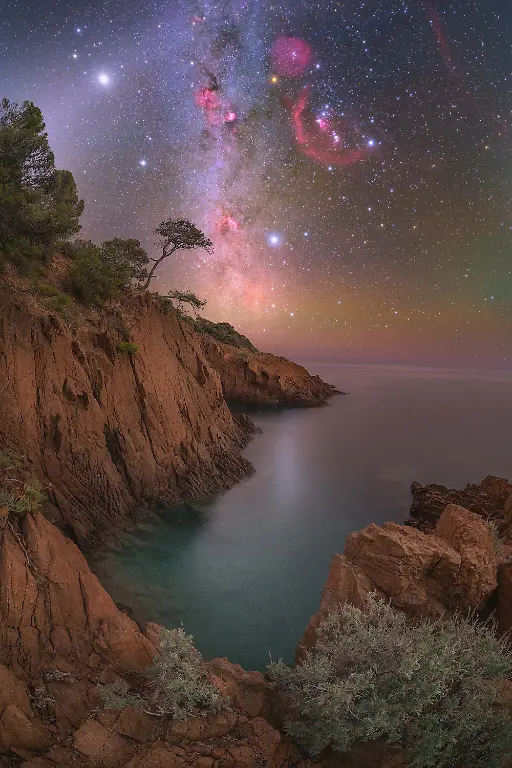 _Celestial Light Over Sea Cliffs_ - Anthony Lopez